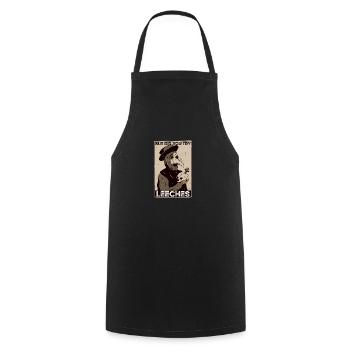Plague Doctor Medieval Doctor Doctor Doctor - Cooking Apron - black - Front - AI Model Male 185 dark (185cm)