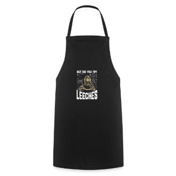 Plague Doctor Medieval Doctor Doctor Doctor - Cooking Apron - black - Front - AI Model Male 185 dark (185cm)