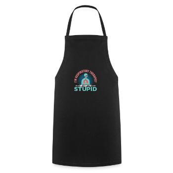 Respiratory Therapists Respiratory Therapist Occupational Therapists - Cooking Apron - black - Front - AI Model Male 185 dark (185cm)