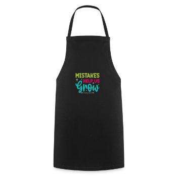 First day of school helps to get back into school mistakes - Cooking Apron - black - Front - AI Model Male 185 dark (185cm)