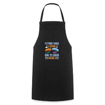 Parachutisme Parachutisme - Tablier de cuisine - noir - Devant - AI Model Male 185 dark (185cm)