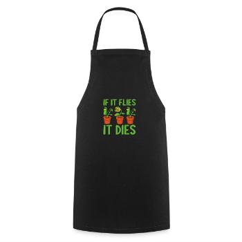 Awesome Day Get More Carnivorous Plants - Cooking Apron - black - Front - AI Model Male 185 dark (185cm)