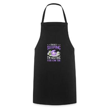 Clam Digging Clams Funny Clamming Men Women - Cooking Apron - black - Front - AI Model Male 185 dark (185cm)