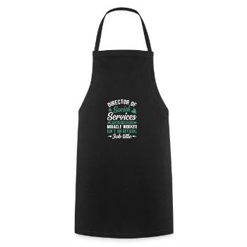 Design inspiration for powerful directors - Cooking Apron - black - Front - AI Model Male 185 dark (185cm)