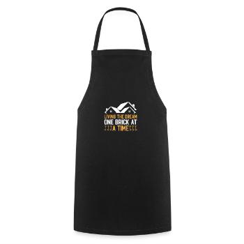 Homeowner Dream House Richtest House Builder - Cooking Apron - black - Front - AI Model Male 185 dark (185cm)