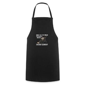 Sugar glider - Cooking Apron - black - Front - AI Model Male 185 dark (185cm)