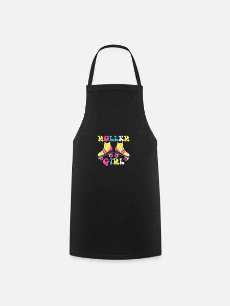 Roller skates Roller skating Roller skaters - Cooking Apron - black