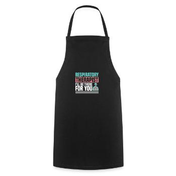 Respiratory therapists Respiratory therapist Occupational therapists - Cooking Apron - black - Front - AI Model Male 185 dark (185cm)