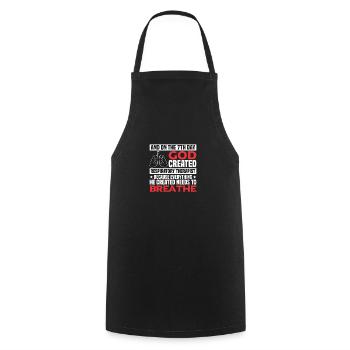 Respiratory therapists Respiratory therapist Occupational therapists - Cooking Apron - black - Front - AI Model Male 185 dark (185cm)