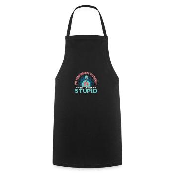 Respiratory therapists Respiratory therapist Occupational therapists - Cooking Apron - black - Front - AI Model Male 185 dark (185cm)
