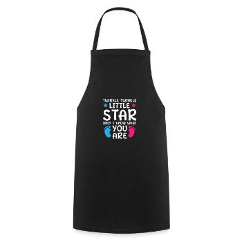 Twinkle Twinkle Little Star sexual partner - Cooking Apron - black - Front - AI Model Male 185 dark (185cm)