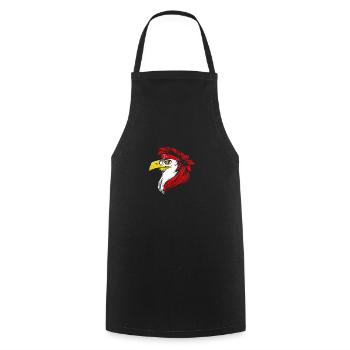Aceh - Cooking Apron - black - Front - AI Model Male 185 dark (185cm)