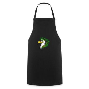 Brazil - Cooking Apron - black - Front - AI Model Male 185 dark (185cm)