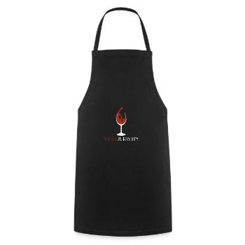 Jurist Jura Rechtsanwalt Geschenk - Kochschürze - Schwarz - Vorne - AI Model Male 185 dark (185cm)