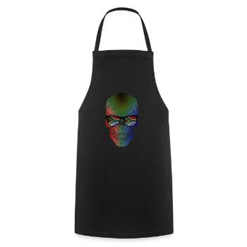Südafrika - Kochschürze - Schwarz - Vorne - AI Model Male 185 dark (185cm)