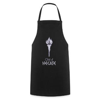 Child of Hecate – Percy Jackson inspired design - Cooking Apron - black - Front - AI Model Male 185 dark (185cm)