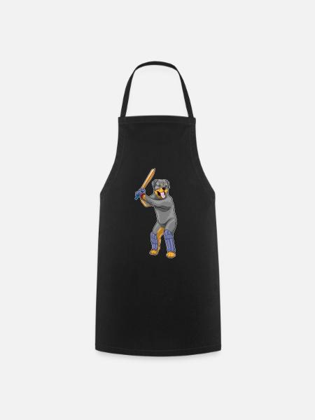 Battes de cricket Rottweiler - Tablier de cuisine - noir
