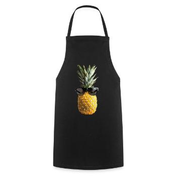 Pineapple Sunglasses - Cooking Apron - black - Front - AI Model Male 185 dark (185cm)