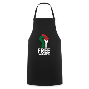 Libérer la Palestine - Tablier de cuisine - noir - Devant - AI Model Male 185 dark (185cm)