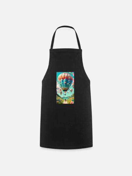 Ballon Balon - Tablier de cuisine - noir