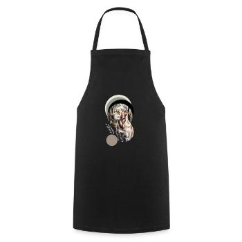 Labrador in the Forest: Faithful View - Cooking Apron - black - Front - AI Model Male 185 dark (185cm)