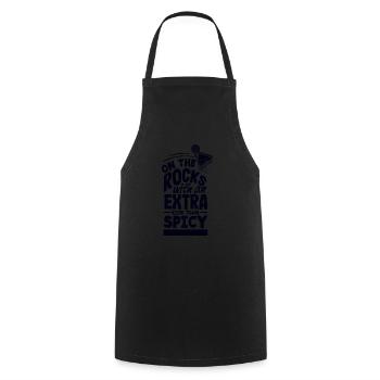Attenzione Spicy Margarita Cocktail Lover's - Kochschürze - Schwarz - Vorne - AI Model Male 185 dark (185cm)