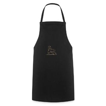 Gorilla - Cooking Apron - black - Front - AI Model Male 185 dark (185cm)