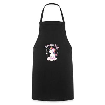 Dream Big Unicorn Inspiration for Unicorn Lovers - Cooking Apron - black - Front - AI Model Male 185 dark (185cm)