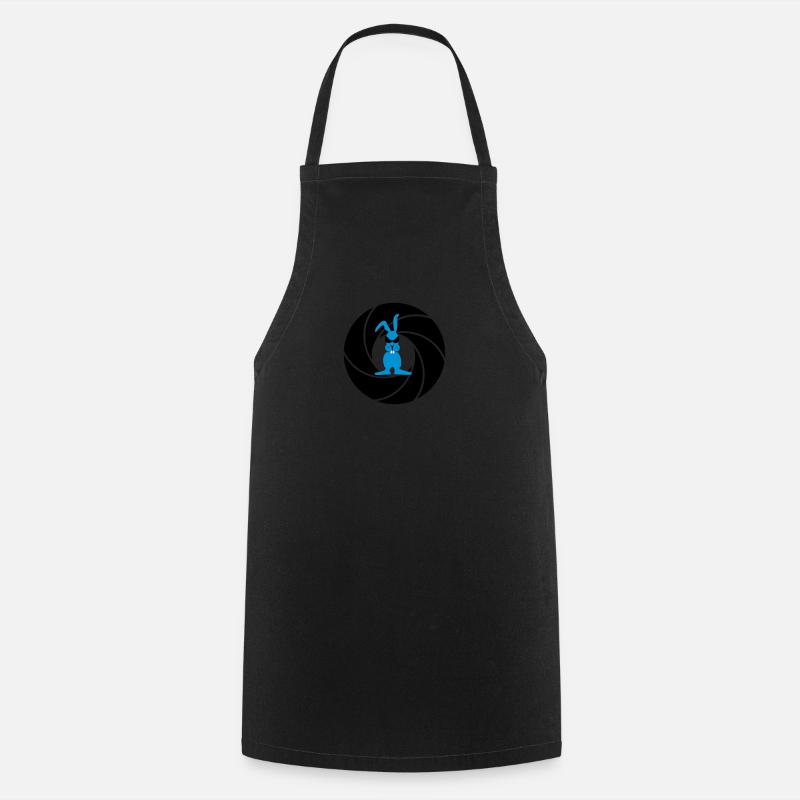 Ouverture / Aperture (1c) - Tablier de cuisine - noir
