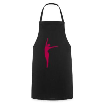 Dancing Dance - Cooking Apron - black - Front - AI Model Male 185 dark (185cm)