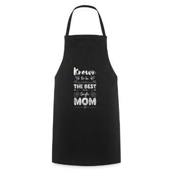Parents Mother's Day - Cooking Apron - black - Front - AI Model Male 185 dark (185cm)