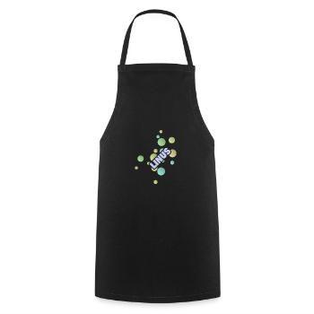 Uni Student Fachhochschule First name Linus - Cooking Apron - black - Front - AI Model Male 185 dark (185cm)