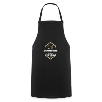 Lifeguards as work - Cooking Apron - black - Front - AI Model Male 185 dark (185cm)
