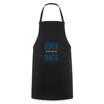 Arc 1985 - Cooking Apron - black - Front - AI Model Male 185 dark (185cm)