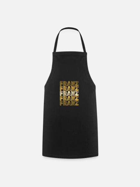 Geschenk für Franz - Kochschürze - Schwarz