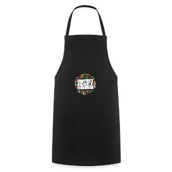 i Support Every HBCU Student Proud Black Teacher - Kochschürze - Schwarz - Vorne - AI Model Male 185 dark (185cm)