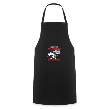 mi Mind Your Business I Need To Pay For Baseball - Cooking Apron - black - Front - AI Model Male 185 dark (185cm)