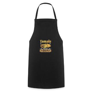 Tamales making squad - Cooking Apron - black - Front - AI Model Male 185 dark (185cm)