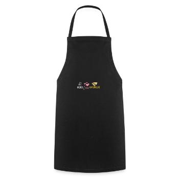 Peace Love Quesadillas - Kochschürze - Schwarz - Vorne - AI Model Male 185 dark (185cm)