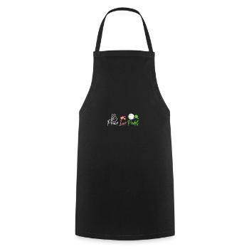 Peace Love Padel - Cooking Apron - black - Front - AI Model Male 185 dark (185cm)