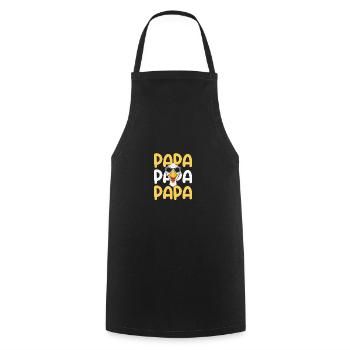Dad Father Goose - Cooking Apron - black - Front - AI Model Male 185 dark (185cm)
