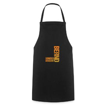 Bernd - Tablier de cuisine - noir - Devant - AI Model Male 185 dark (185cm)