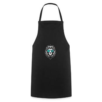 Leo David - Cooking Apron - black - Front - AI Model Male 185 dark (185cm)