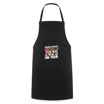 Kita Abschied Erste Klasse Einschulung 2025 - Kochschürze - Schwarz - Vorne - AI Model Male 185 dark (185cm)