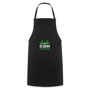 CGN Cologne Bonn Airport Allemagne - Conception d’avion - Tablier de cuisine - noir - Devant - AI Model Male 185 dark (185cm)
