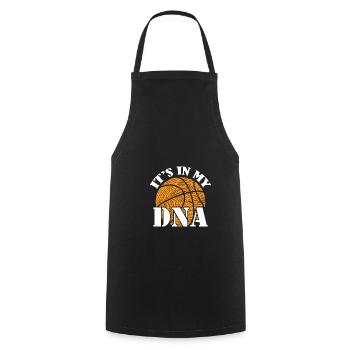 Basketball DNA - Kochschürze - Schwarz - Vorne - AI Model Male 185 dark (185cm)