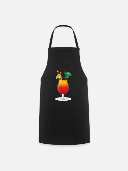 Sommer-Schwingungen - Kochschürze - Schwarz