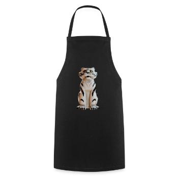 Tigre - Tablier de cuisine - noir - Devant - AI Model Male 185 dark (185cm)