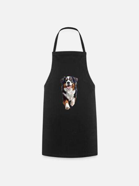 Berner Sennenhund - Kochschürze - Schwarz
