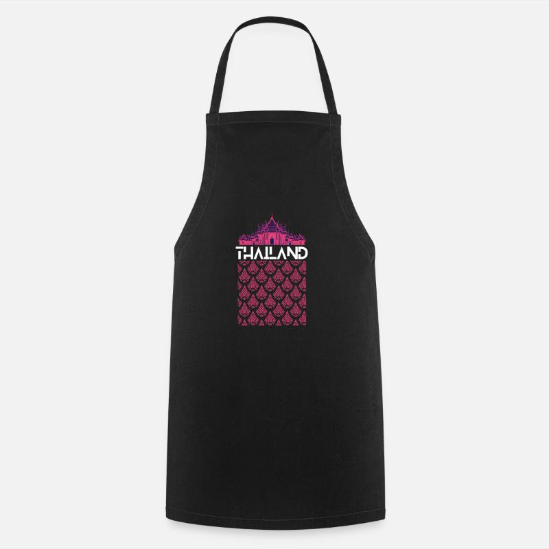 Thaïlande - Tablier de cuisine - noir